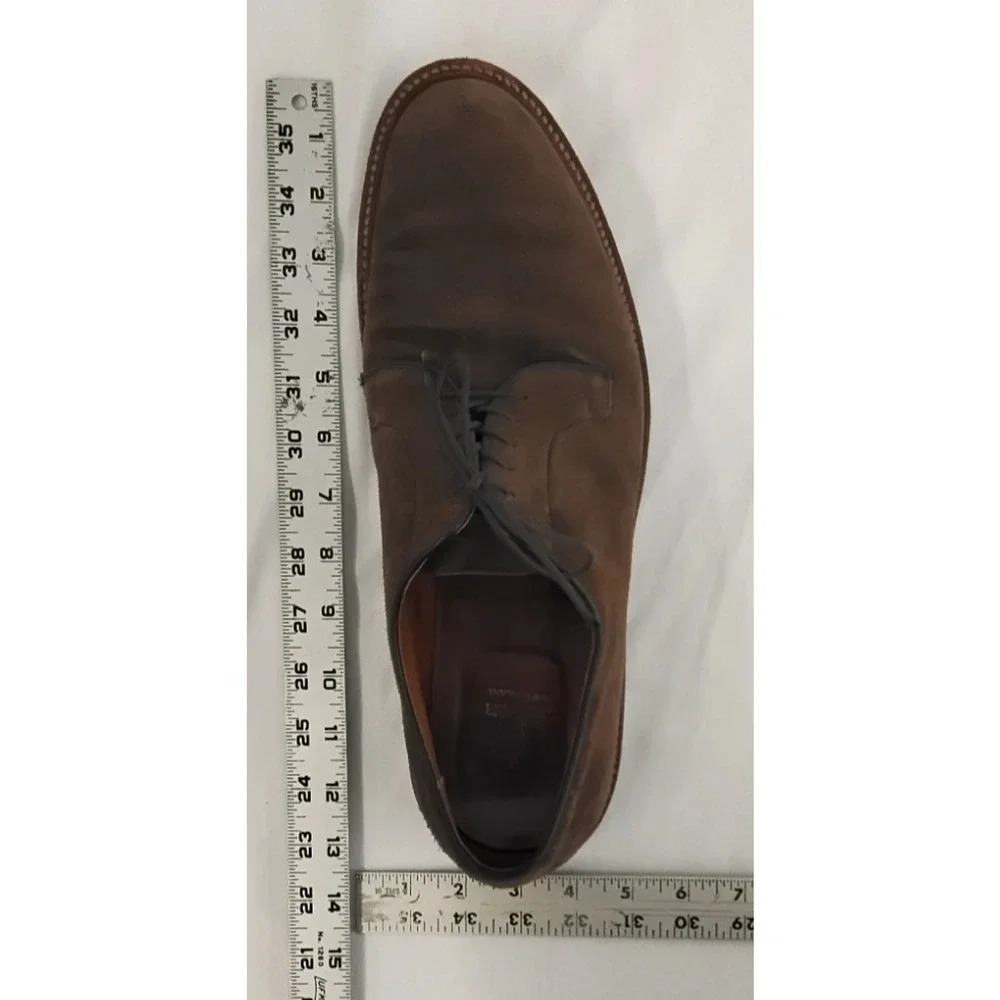 Alden New England Suede Dress Shoes Size 12 B/D Brown Leather #Z5780